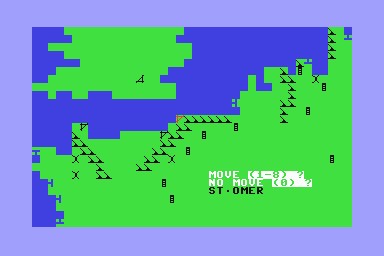50 Mission Crush screenshot 2 for Commodore 64